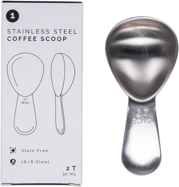 Stainless Steel Coffee Scoop by Airscape